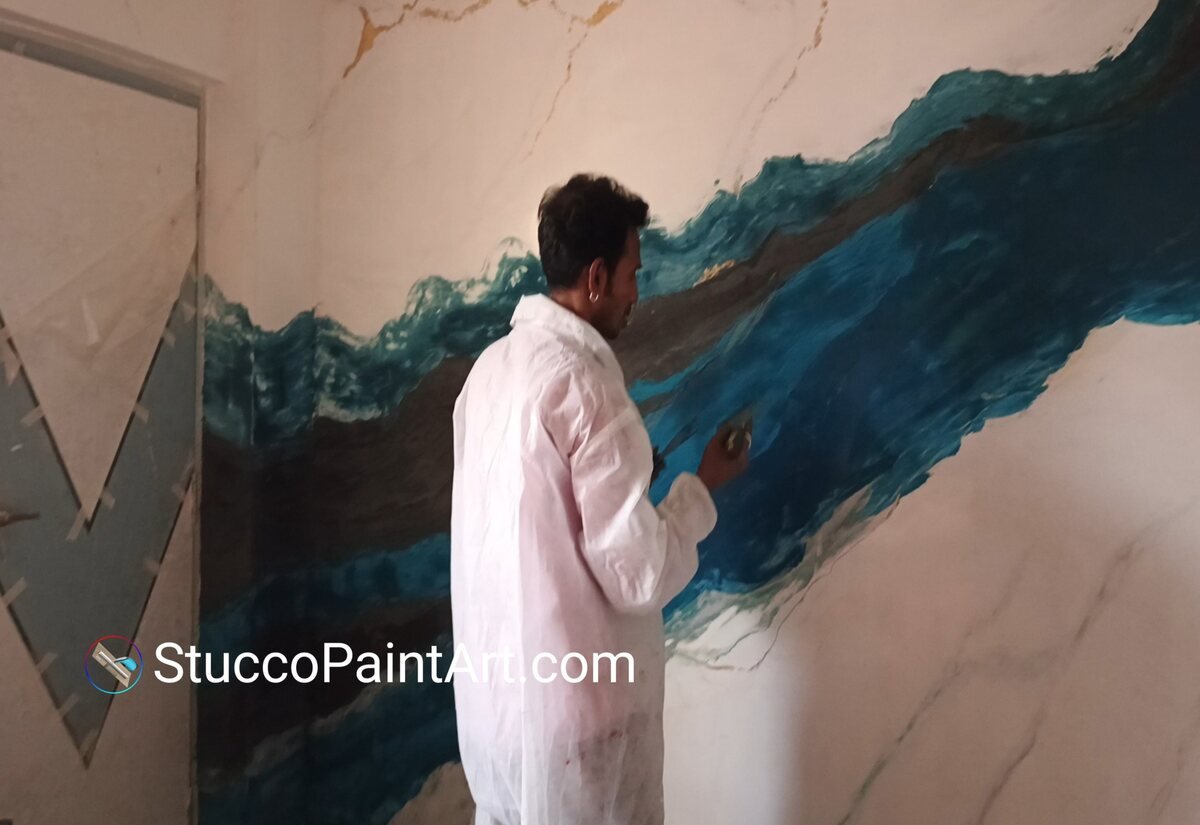 Stucco-paint-art