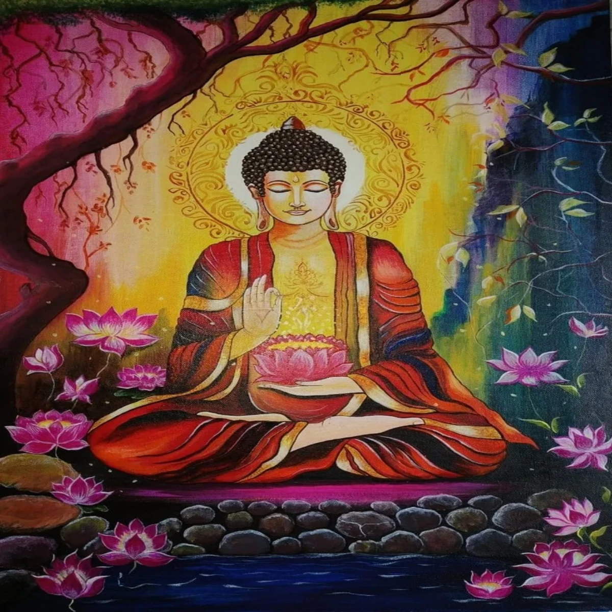 Buddha Canvas Painting