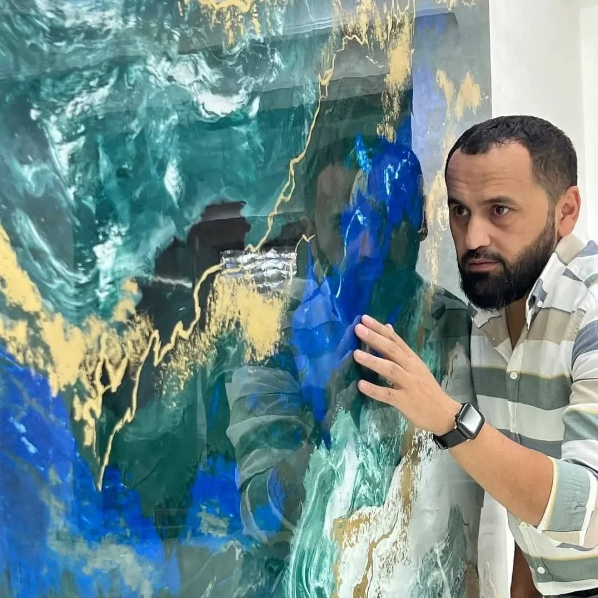 Marble Texture Painting