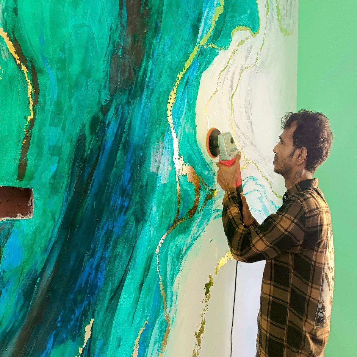 Stucco paint texture