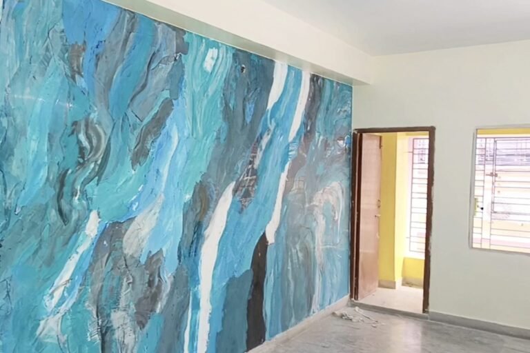 Marble Finish Wall Design