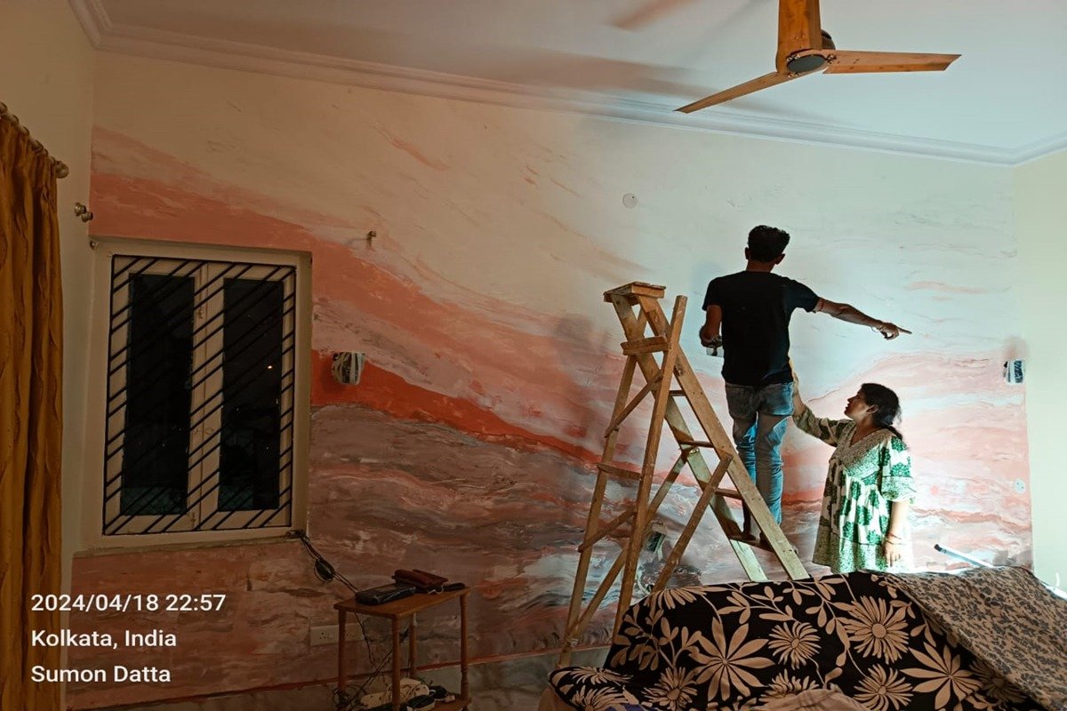 Stucco Mirror Design