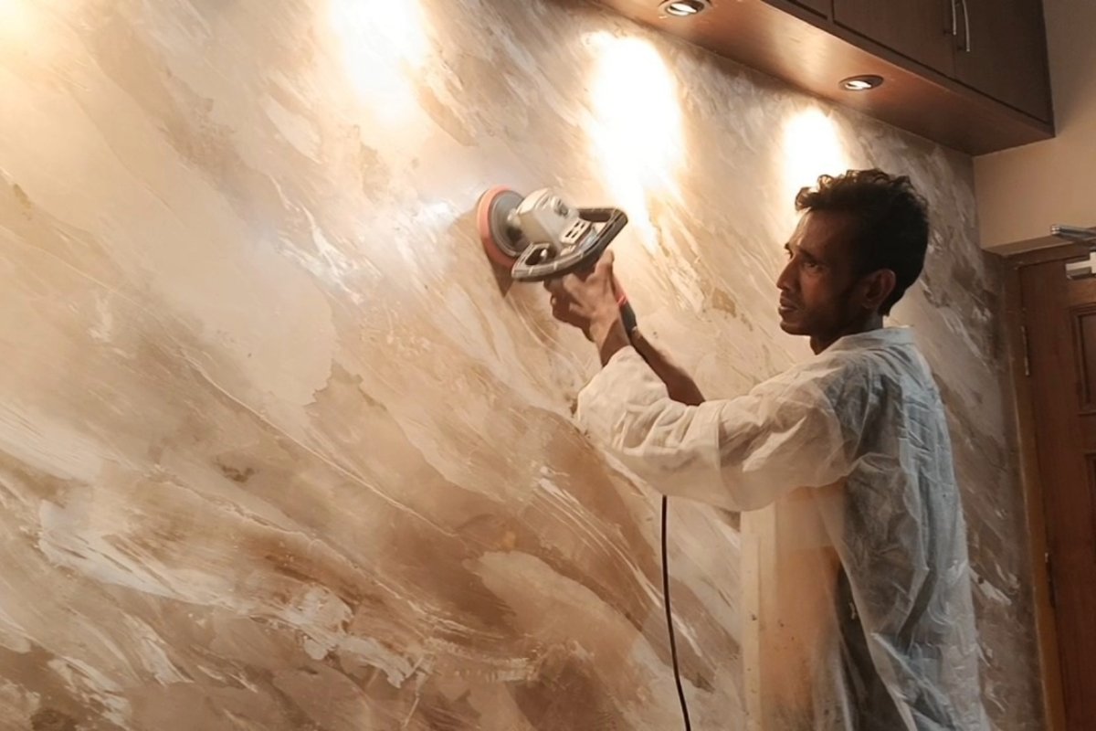 Stucco Mirror Design